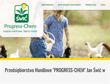 Tablet Screenshot of progress-chem.pl